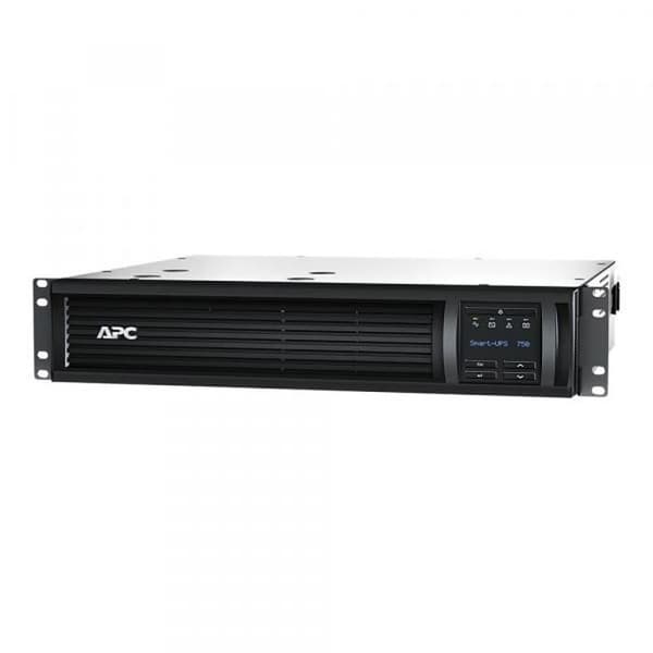 apc smart-ups 750va lcd rm 2u 120v svart svart svart Svart