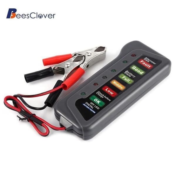 Digital Batteri Generator Tester För Bil Motorcykel Lastbilar 12V Digital Batteri Generator