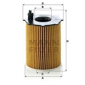MANN FILTER Oljefilter HU716/2X