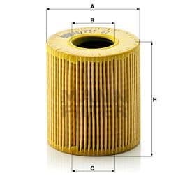MANN FILTER Oljefilter HU711/51X