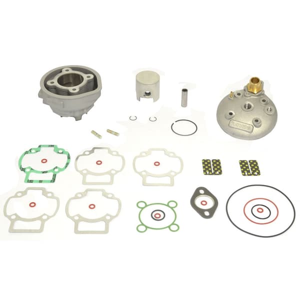 Athena 082500 Ø47.6 Mm 70cc Bore Cylinder Sæt Med Hoved Og Flad Hoved Stempel Ø47.6 Mm 70cc Pin Ø 12 Mm Flerfarvet