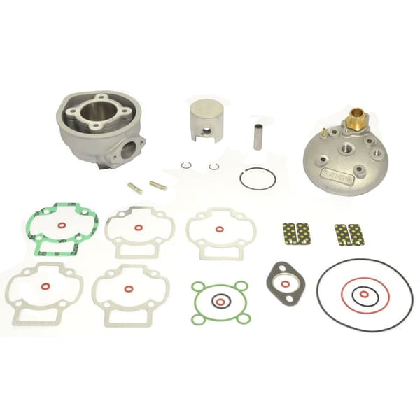 Athena 082500 Ø47.6 Mm 70cc Bore Cylinder Sæt Med Hoved Og Flad Hoved Stempel Ø47.6 Mm 70cc Pin Ø 12 Mm Flerfarvet