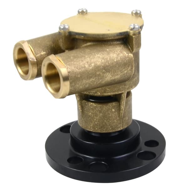 Vattenpump, Kompatibel med Volvo Penta AQ 1979-1993, Monterad på vevaxeln för Johnson F6B-9