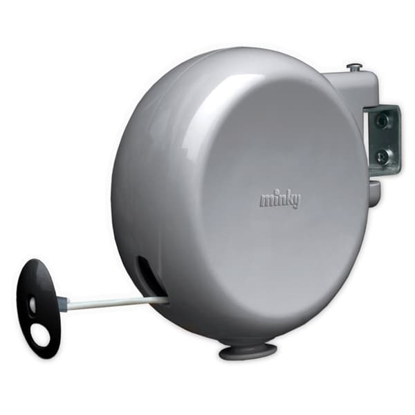 Minky Retractable Clothes Line Silver 15m