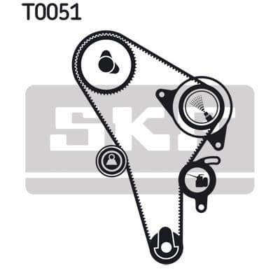 SKF Tandremssats VKMA 01010