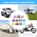 Miniatyrbild 3 av 6: 300 st bilsäkringar, 160 miniautosäkring+90 medelstor bilsäkring+50 mikrosäkring+avdragare-för bil/lastbil/motorcykel