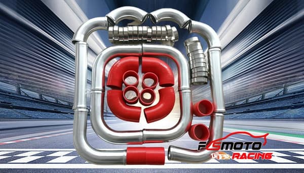 Aluminium Intercooler Turbo Rørkit, 3" Diameter, Flere Rørkonfigurationer, Holdbar Konstruktion