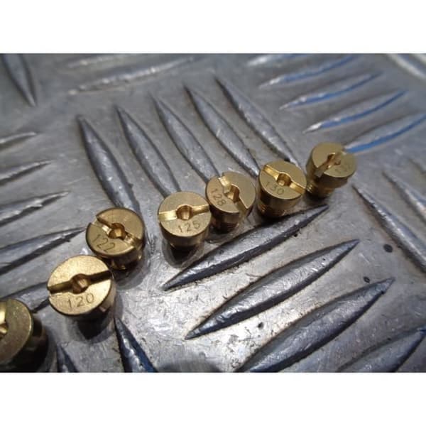 10 jet 6mm dellorto phbn / phva förgasare nr 110, 112, 115, 118, 120, 122, 125, 128, 130, 132