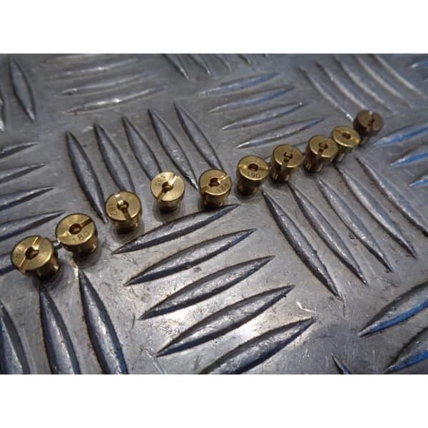 10 jet 6mm dellorto phbn / phva förgasare nr 178, 180, 182, 185, 188, 190, 192, 195, 198, 200
