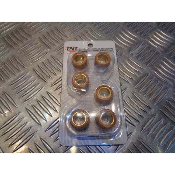 6 tnt racing keramiska variatorrullar 20 x 14,6 mm - 14,5 gr skoter honda kymco 125 pantheon sh swing sh pcx grand dink sym ...