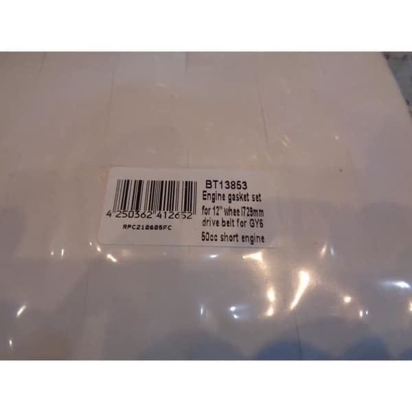 Kinesisk skotermotor packningssats 50 gy6 4 takt 12 tum baotian jmstar kymco generisk tnt motor benero benzhou ...