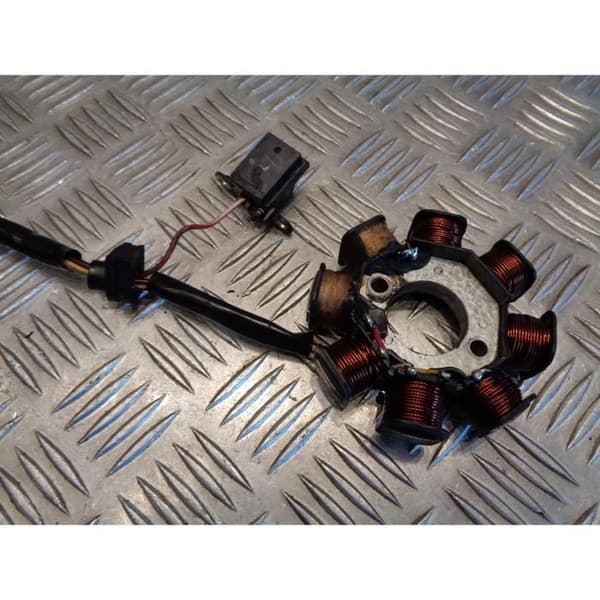 stator tändspolar 8 poler 4 trådar kinesisk skoter gy6 50 139qma 139qmb 4 takt 139 qmb qma- USED