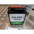 Miniatyrbild 2 av 3: 12v batteri - 6Ah fulbat ytx7l-bs (Lg114xL71xH131) levereras med motorcykel skoter syrapaket