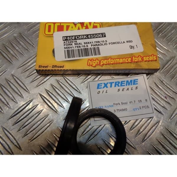 2 x gaffel oljetätning 41,7x55x8 motorcykel ducati maico athena P40FORK455067 bihr AT32576