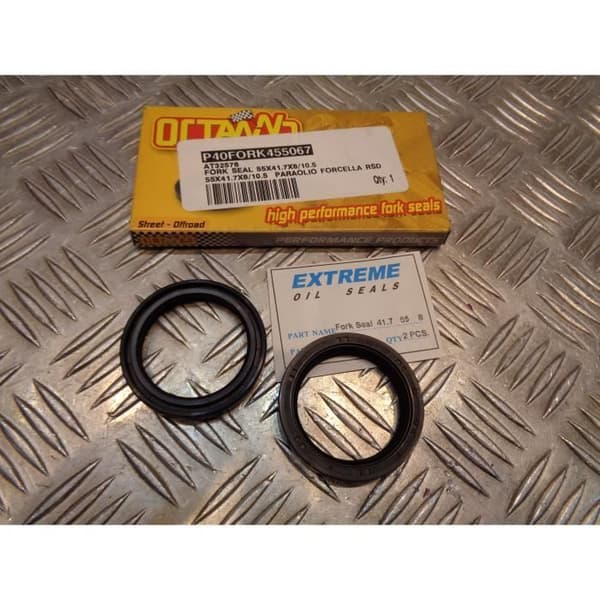 2 x gaffel oljetätning 41,7x55x8 motorcykel ducati maico athena P40FORK455067 bihr AT32576