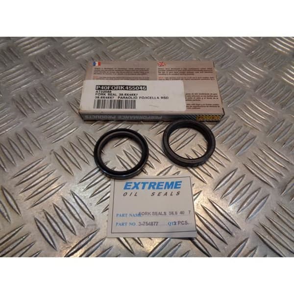 2 x athena gaffel oljetätning 38,6x48x7 motorcykel bmw r 80 100 rt rs 65 series 3 P40FORK455046 bihr AT32566