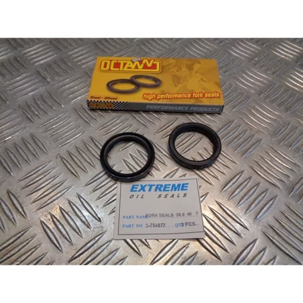 2 x athena gaffel oljetätning 38,6x48x7 motorcykel bmw r 80 100 rt rs 65 series 3 P40FORK455046 bihr AT32566