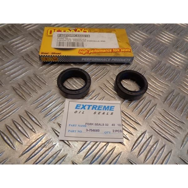 2 x athena gaffel oljetätning 32x43x12,5 motorcykel kawasaki 200 250 305 350 z rd gpz P40FORK455018 bihr AT32564