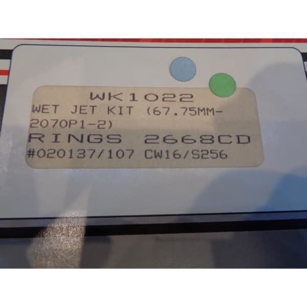 2 x smideskolvringstätning wiseco 67,75 mm jet ski wet jet 440 cuyuna 1998 WK1022
