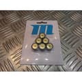 Miniatyrbild 1 av 2: 6 motoforce variatorrullar 15 X 12 mm - 11 gr skoter mbk 50 booster nitro nästa raket ...