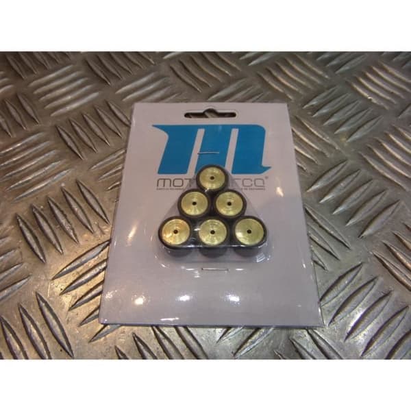 6 motoforce variatorrullar 15 X 12 mm - 11 gr skoter mbk 50 booster nitro nästa raket ...