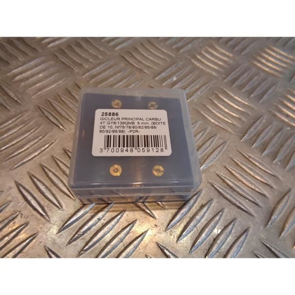 10 jet 5mm 4-takts förgasare gy6 139qmb n° 75, 78, 80, 82, 85, 88, 90, 92, 95, 98 p2r