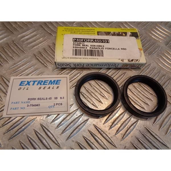 2 x Athena gaffel oljetätning 53x43x9,5 motorcykel ktm exc sx lc4 P40FORK455101 AT32577 bihr 1042908