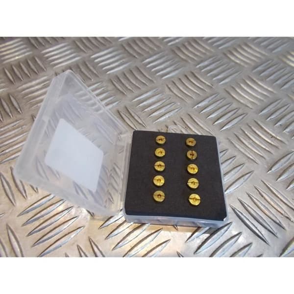10 jet 5 mm förgasare dellorto phbg / sha n° 50, 52, 55, 58, 60, 62, 65, 68, 70, 72