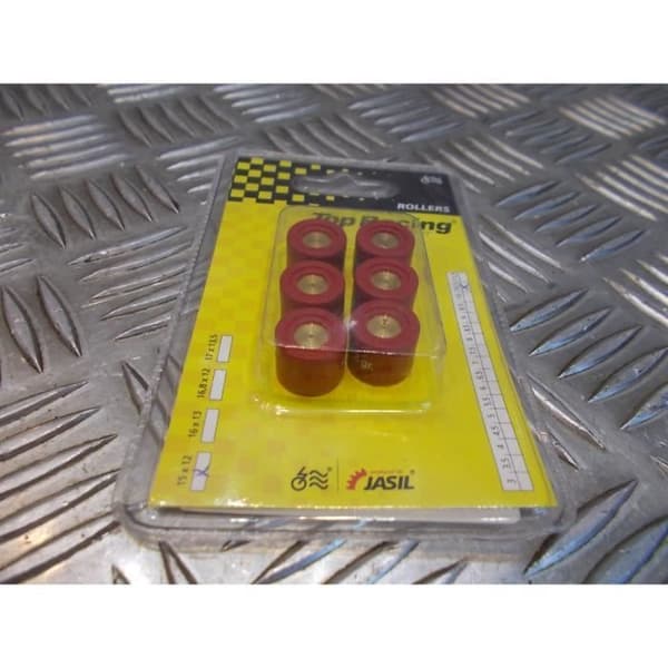 6 JASIL variatorrullar 15 X 12 mm - 10,5 gr skoter mbk 50 booster nitro nästa raket minarelli