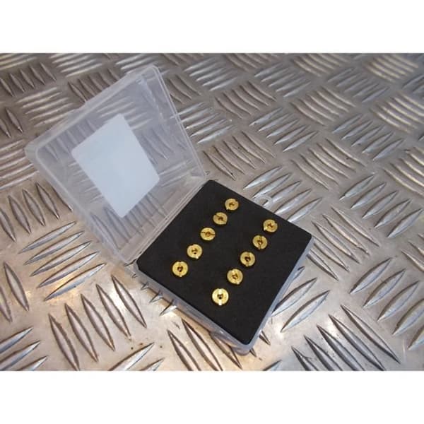 10 jet 5 mm förgasare dellorto phbg / sha n° 100, 102, 105, 108, 110, 112, 115, 118, 120, 122