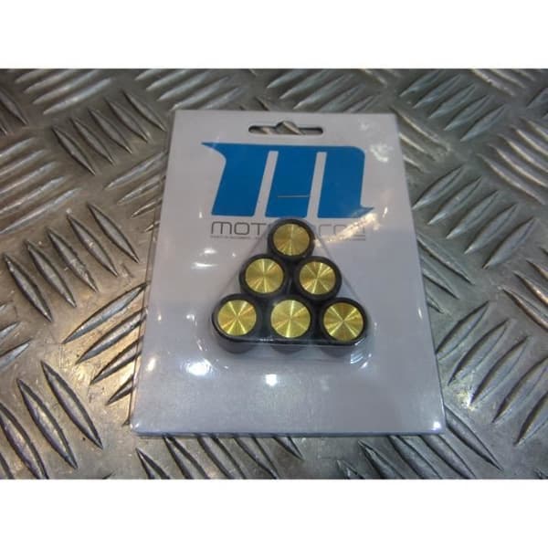 6 motoforce variatorrullar 15 X 12 mm - 11,5 gr skoter mbk 50 booster nitro nästa raket ...