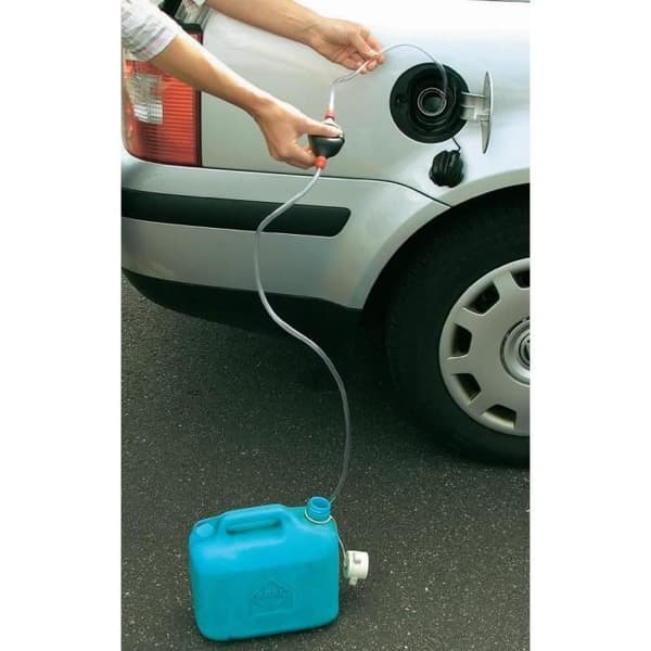 Pump siffon - Benzinresistent - Längd 180 cm - Elektrisk - Bil