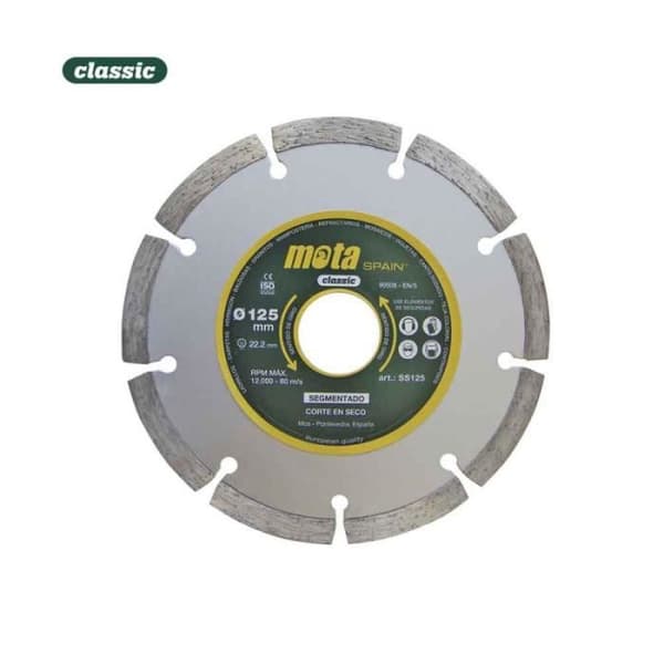 Diamantblad segment laster 125mm ss125 mota