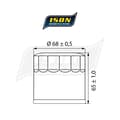 Miniatyrbillede 1 af 2: ISON oliefilter ISON138