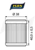 Pikkukuva 1 / 2: ISON öljynsuodatin ISON141