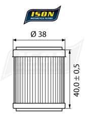 ISON oliefilter ISON141