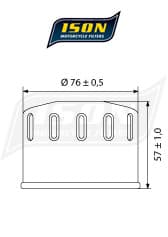 ISON oliefilter ISON160
