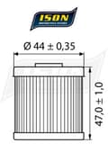 Pikkukuva 1 / 2: ISON öljynsuodatin ISON563
