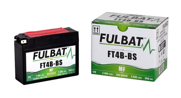 FULBAT YT4B-BS akku (AGM, huolto, mukana happo)