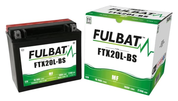 FULBAT YTX20L-BS akku (AGM, huollettava, mukana happo)
