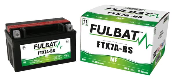 FULBAT YTX7A-BS akku (AGM, huolto, happo mukana)