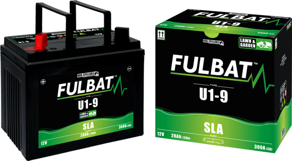 FULBAT LAWN&GARDEN U1-9 SLA batteri (12N24-4A) (SLA, AGM+håndtag)