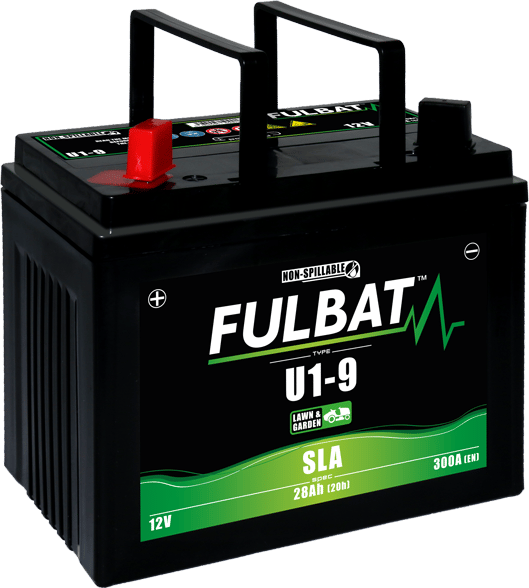 FULBAT LAWN&GARDEN U1-9 SLA batteri (12N24-4A) (SLA, AGM+håndtag)