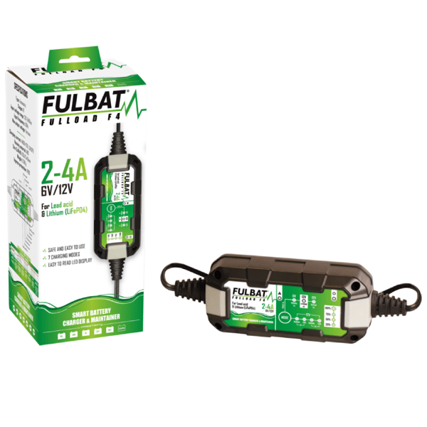 FULBAT FULLOAD F4 oplader til bly-syre, gel, AGM og Lithium-ion batterier