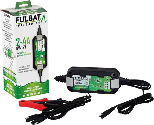 FULBAT FULLOAD F4 laturi lyijyhappo-, geeli-, AGM- ja litiumioniakuille