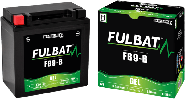 FULBAT YB9-B akku (12N9-4B-1) (geeli, huoltovapaa)