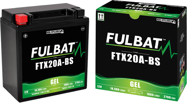 FULBAT YTX20A-BS akku (geeli, huoltovapaa)