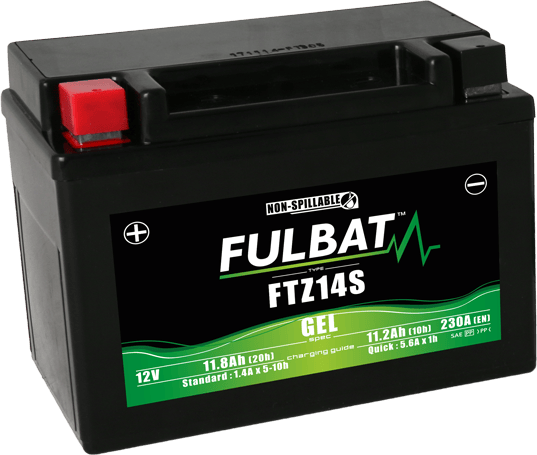 FULBAT YTZ14S akku (geeli, huoltovapaa)