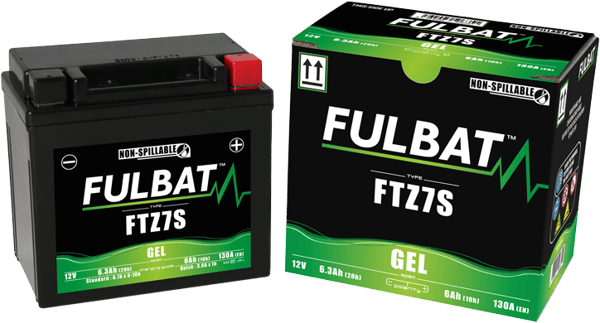 FULBAT YTZ7S batteri (Gel, vedligeholdelsesfrit)