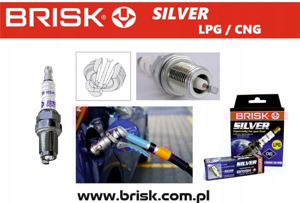 BRISK Sølvlys til LPG/CNG - DR17YS-9 / 1463